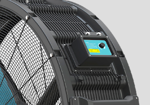 outdoor portable big fan - switch