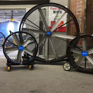 hvls portable standing fan