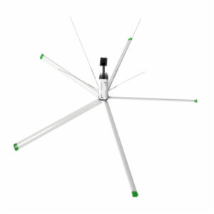 Traditional Gearbox Motor HVLS Ceiling Fan For Big Injection Factory Ventilation