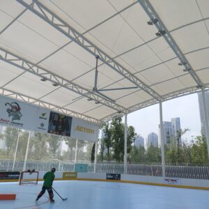 22ft / 6.7m The Safest PMSM-II Industrial HVLS  Fan For Indoor and Outdoor Gym