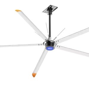 22ft (6.7m) PMSM Direct Drive High Volume HVLS Fan For Squash Court In Asia Games Stadium